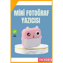 İn3dex Anında Baskılı Çift Lens Dijital Fotoğraf Makinesi 1080P