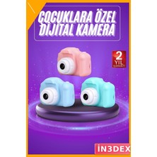 İn3dex Çocuk Mini Dijital Fotoğraf Makinesi 1080P Hd Renkli
