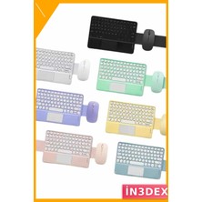 İn3dex Bluetooth Touchpad Klavye Ultra Ince Taşınabilir Q Klavye