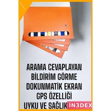 İn3dex 2.05 Inç IPS Ekran Akıllı Saat 7 Kordonlu Gps Metal Kordon