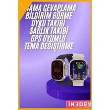 İn3dex Bluetooth Akıllı Saat Uyku ve Sağlık Takibi Nabız Ölçer