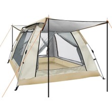 Laraheiser Otomatik Kamp Çadırı 240X240X160 cm 6 Kişilik Geniş Hacimli Güneşlikli