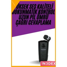 İn3dex Bluetooth Kulaklık Mikrofonlu Makaralı 6 Saat Kesintisiz Müzik