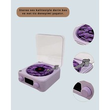 Laraheiser Retro Bluetooth Hoparlör Mor