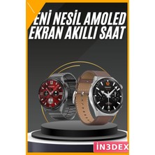 İn3dex Bluetooth 5.0 Akıllı Saat Sesli Asistan Çoklu Dil Desteği