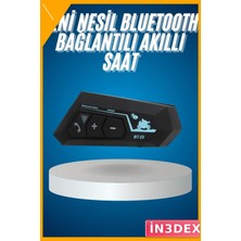 İn3dex Motosiklet Bluetooth Intercom Kulaklık 5.0 Android Ios Uyumlu