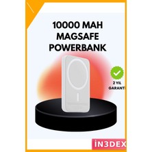 İn3dex Manyetik Powerbank 10000MAH Hızlı Şarj Ultra Ince iPhone
