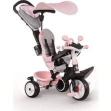 Smoby Baby Driver Comfort 3'ü1 Arada Pembe Bisiklet Seti 10-30 Aylık Çocuklar İçin Güvenli 741501