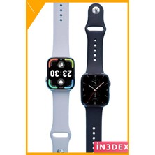 İn3dex 1.9 Inç Bluetooth 5.0 Akıllı Saat Kablosuz Şarj IP68 Su Geçirmez