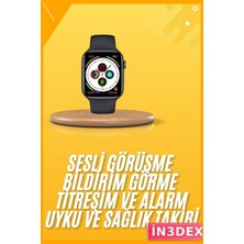 İn3dex Dokunmatik Ekran Akıllı Saat 12 Tema Değiştirme Su Geçirmez Unisex