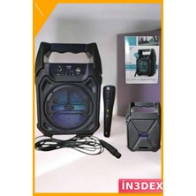 İn3dex 6.5 Inç Taşınabilir Bluetooth Hoparlör 15W Şarj Edilebilir