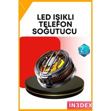 İn3dex Rgb Işıklı Sessiz Fanlı Telefon Soğutucu - Oyun Aksesuarı