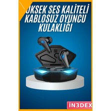 İn3dex Düşük Gecikmeli Rgb Oyuncu Kulaklığı Bluetooth 5.0