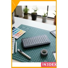 İn3dex Mini Rgb Kablosuz Klavye Ultra Ince 10MM Uzun Pil Ömürlü