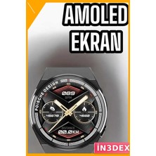 İn3dex Tüm Telefonlarla Uyumlu Bluetooth Akıllı Saat Değiştirilebilir Kordon