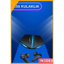 İn3dex Bluetooth Akıllı Saat ve Kulaklık Seti Dokunmatik Ekran Arama Cevaplama