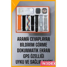 İn3dex 7 Kordonlu Akıllı Saat Metal Plastik Hasır Seçenek