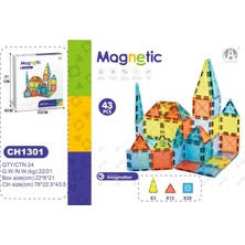 Uğurlu Bakkal 03-CH1301 5,5 cm Manyeti̇k Bloklar 43 Pcs