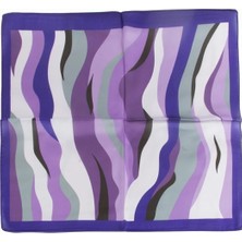 Osense Mor Renkli Zr Şifon Fular 50*50 cm