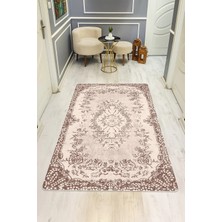 Dolce Mariee Vintage Desenli Dijital Baskı Kaymaz Taban Halı H0886