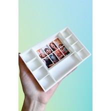 Aysluka Hayal Pencerem Fotoğraf Çerçeveli Minyatür Kitaplık - Beyaz (Aksesuar Seti Hediye)