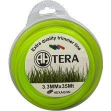 Johnser Tera 3.3 mm Tırpan Misinası Yüksek Dayanımlı Profesyonel Ot Çim Kesme Misinası Uzun Ömürlü Evrensel Uyum