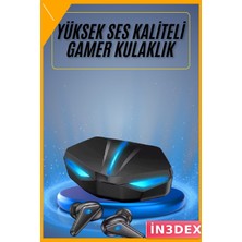 İn3dex Kablosuz Gaming Kulaklık Mikrofonlu Düşük Gecikmeli Oyuncu Kulaklığı