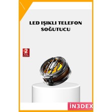 İn3dex Yarı Iletken Hızlı Soğutmalı Mobil Oyun Telefon Soğutucusu Sessiz Fan