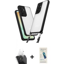 Pileli Store Pilelistore™ Galaxy A35 5g Kılıf Ufuk Klasik - Şeffaf Pasifik Cam Ekran Koruyucu + Kamera Lens Koruma Cam - Sf