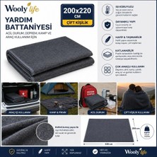Çift Kişilik Battaniye 200X220 Yardım Battaniyesi Çok Amaçlı Kamp Piknik