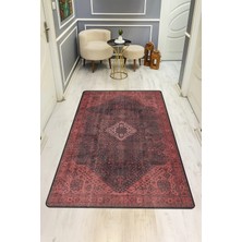 NEWORA Klasik Desenli Dijital Baskı Kaymaz Taban Halı H0965