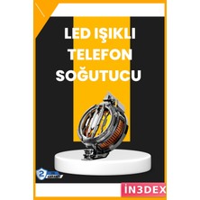 İn3dex Telefon Soğutucu Sessiz Fanlı Rgb Işıklı Evrensel Uyumlu