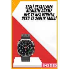 İn3dex Nabız Ölçerli Akıllı Saat Gps Nfc Sesli Asistan Müzik