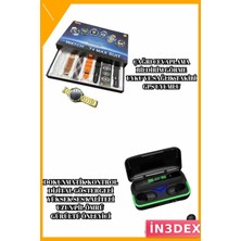 İn3dex Kablosuz Bluetooth Kulaklık Powerbank Şarj Kutusu ve Akıllı Saat 7 Kordon