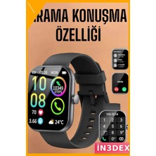 İn3dex Bluetooth Akıllı Saat IPS Ekran Arama Cevaplama Tema Değiştirme