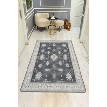 NEWORA Vintage Desenli Dijital Baskı Kaymaz Taban Halı H0732