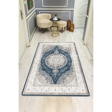 NEWORA Klasik Desenli Dijital Baskı Kaymaz Taban Halı H0995