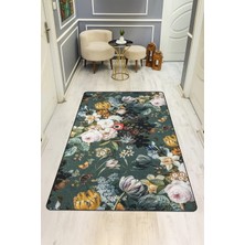 NEWORA Vintage Desenli Dijital Baskı Kaymaz Taban Halı H0934