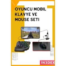 İn3dex 5in1 Taşınabilir Oyun Seti Klavye Mouse Pubg Mobil