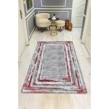 NEWORA Eskitme Desenli Dijital Baskı Kaymaz Taban Halı H0978