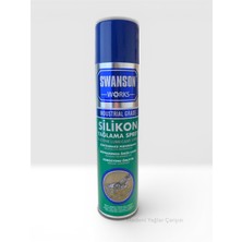 Swanson Works SW-101 Silikon Yağlama Spreyi 400 ml – Çok Amaçlı Koruyucu ve Sessizleştirici Sprey