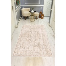 NEWORA Vintage Desenli Dijital Baskı Kaymaz Taban Halı H0884