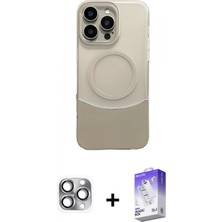 Pileli Store Pilelistore™ iPhone 16 Pro Max Kılıf Kozmos Form Özel Seri - Siyah Bilvis 5in1 3D Magic Cam Ekran Koruyucu + Pers Alüminyum Kamera Lens - Gı