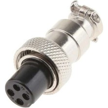 Voltaj Mike Konnektör 4-Pin 12MM - Dişi