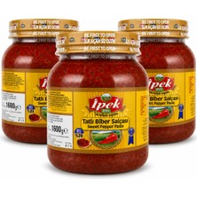 İpek Ipek Tatlı Biber Salçası 1600 gr Pet x 3 Adet