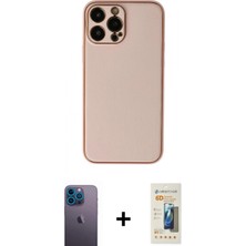 İlk El Grup Pilelistore™ iPhone 13 Pro Max Kılıf Yadigar Klasik - Siyah 6d Mat Seramik Hayalet Nano Ekran Koruyucu + Neon Fosforlu Kamera Lens - Mı