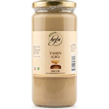 Hefa Şifa Bahçesi Organik Doğal Çiğ Tahin 500 gr (Cam Şişe)