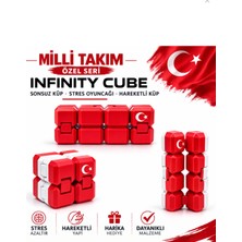 Milli Takım Özel Seri , Infinity Cube - Sonsuz Küp - Stres Küpü - Hareketli Küp