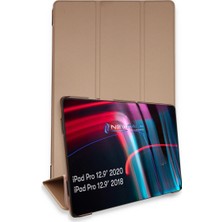 Uray Store Apple Ipad Pro 12.9 (2021) Kılıf Tablet Smart Kılıf - Rose Gold