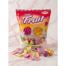Sarvan Myfruit Karışık Meyveli Bonbon Şeker 800GR Bayramlık,ikramlık,hediyelik